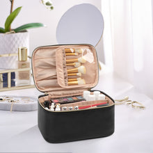 Kosmetiktasche Damen, Groß Make up Tasche Reise Kosmetikkoffer Für Frauen Travel Makeup Bag Cosmetic Bag Mit Griff Und Teiler