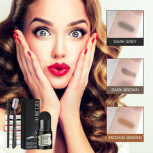 Augenbrauen Stempel Schablonen Wiederverwendbares Makeup Brauenpuder Augenbrauenstempel Kit Augenbrauenstempel Geeignet Für Frauen Brauenformung Wasserdichtes Make up Kosmetikset-Dunkelbraun