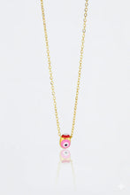 Stainless Steel Colorful Mini Evil Eye Spinner Necklace