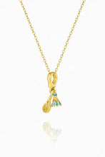 Stainless Steel Tennis Charm Necklace for Women