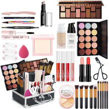 Xmas Make-Up Sets Multifunktions Exquisite Makeup Geschenkset Kosmetik Für Gesicht, Augen Und Lippen - Schmink Beauty Kit Mit Lidschatten Palette Lippenstift Concealer Puder Rouge Mascara