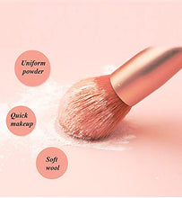Makeup Pinselset, 8 Stück Make up Set Foundation Schminkpinsel Lidschatten Concealer Eyeliner Brush Augenbrauen Kosmetikpinsel (Rosa)