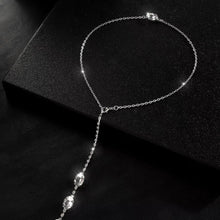 1 Women'S Luxurious Elegant Waterdrop Rhinestone Back Chain Suitable for Nightclub Party Banquet Dress Matching Body Chain