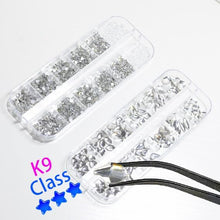 2680Stk Glitzersteine Gesicht Selbstklebend Klein, Kristallrhinestones Mit Glitzersteine Runde Gems, Nagelkunst Strass Nagel Steinchen, Nagel Steine Kristall Klar Für Nägel Pick up Stift+ Pinzette
