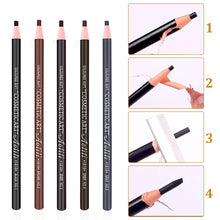 Eyebrow Tattoo Pen,Pull Cord Peel-Off Augenbrauenstift,Augenbrauenstift Tattoo Make-Up,Waterproof Eyebrows Pencil,Tattoo Makeup and Microblading Supplies,Eyebrow Pen Für Natürlich Augen Make-Up,5 PCS