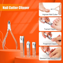 Maniküre Set - Nagelset Für Männer - Edelstahl Nagelknipser Set - Professionelles Pediküre Set Fußpflege - Nagelpflege Zubehör Für Fußnägel & Fingernägel - Tragbares Nail Kit(Roségold)